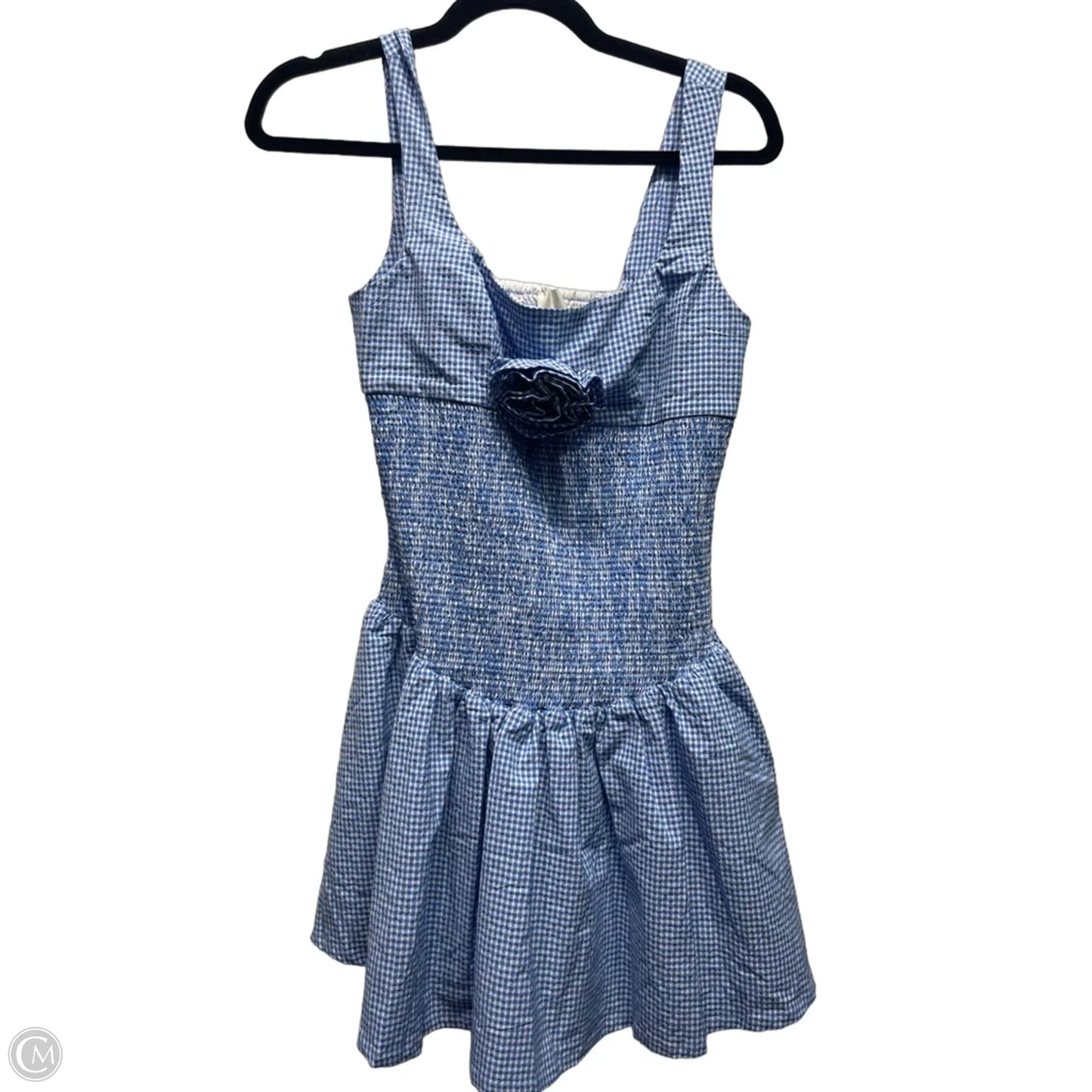 Dress Casual Short By Maeve In Blue & White, Size: Xs