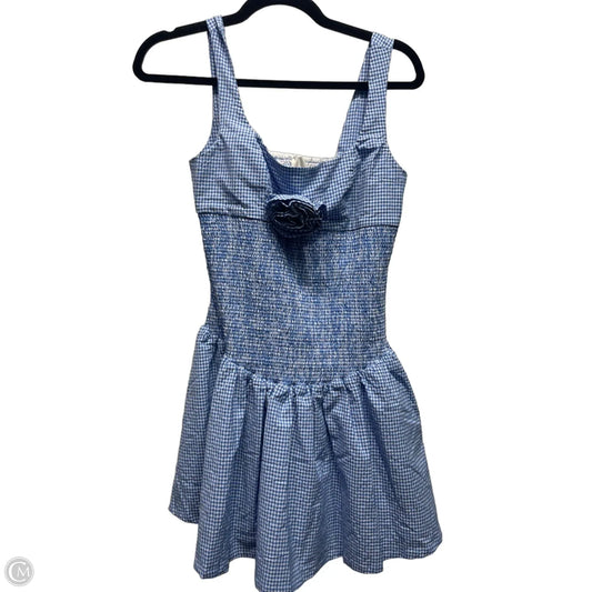 Dress Casual Short By Maeve In Blue & White, Size: Xs