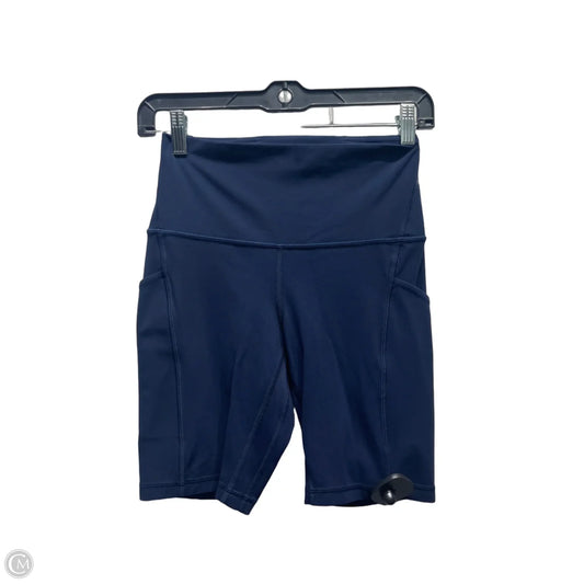 Athletic Shorts By Lululemon In Navy, Size: 6