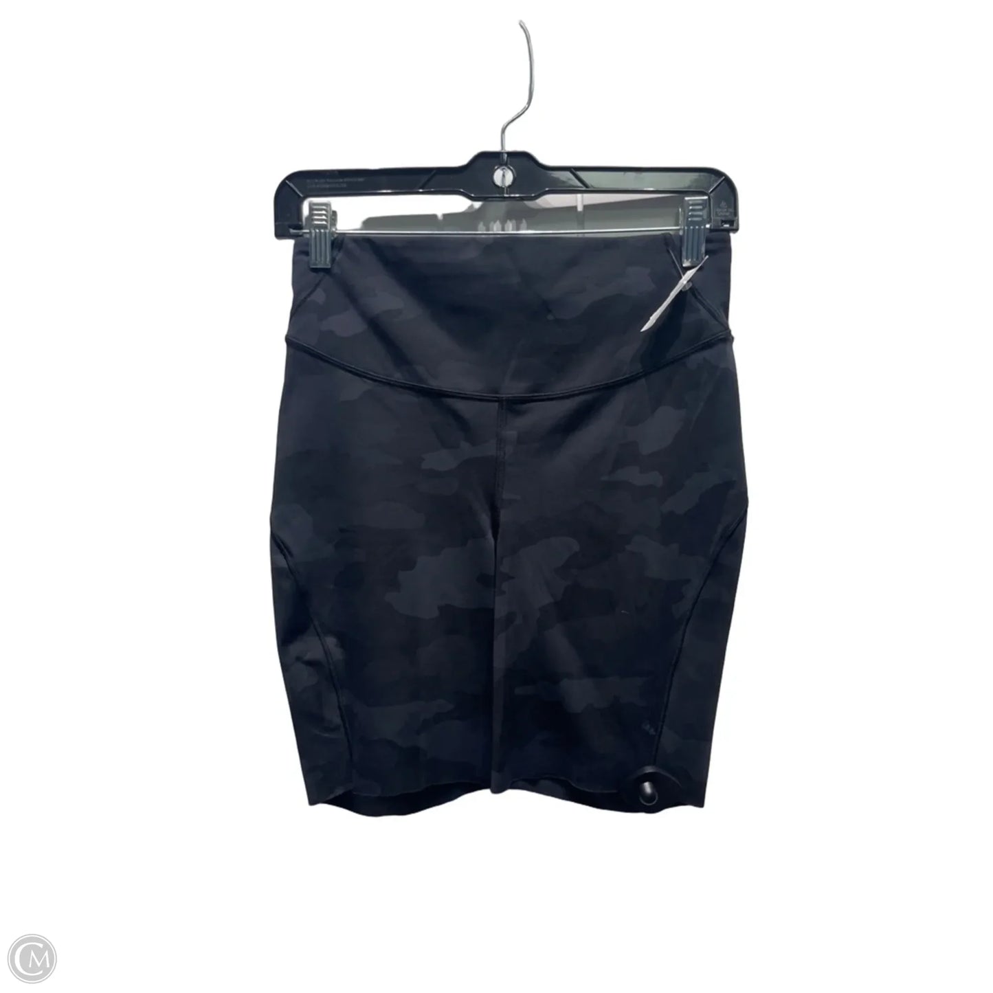 Athletic Shorts By Lululemon In Black & Grey, Size: 8