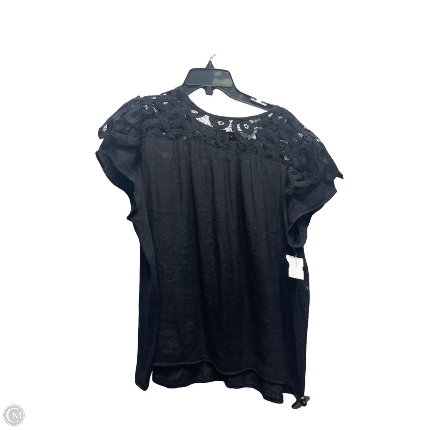 Top Short Sleeve By BUNULU In Black, Size: Xl