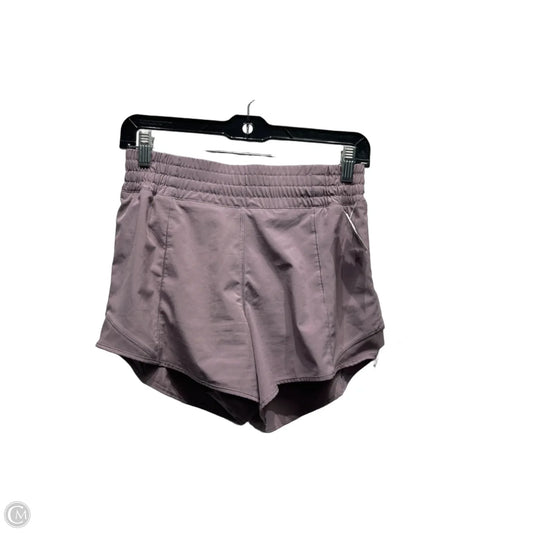 Athletic Shorts By Lululemon In Purple, Size: S