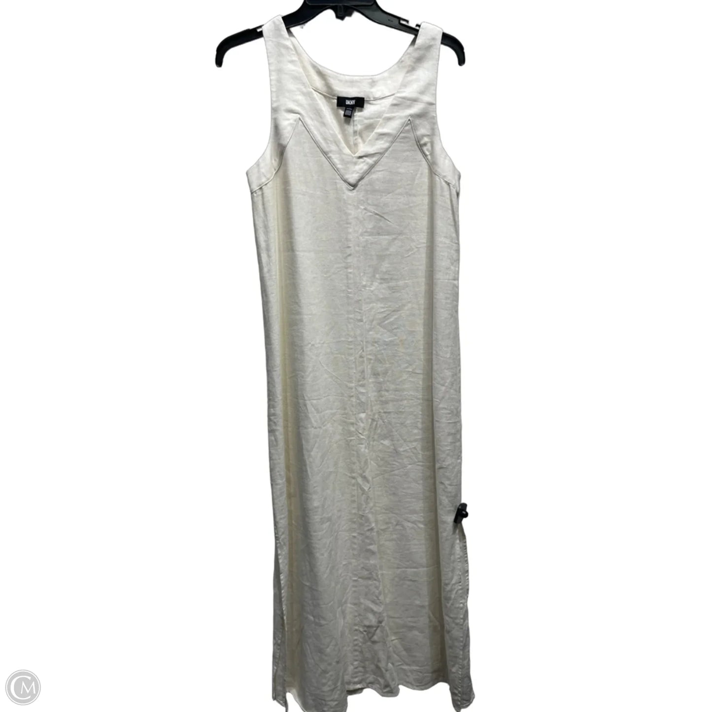 Dress Casual Maxi By DKNY In Cream, Size: Xs