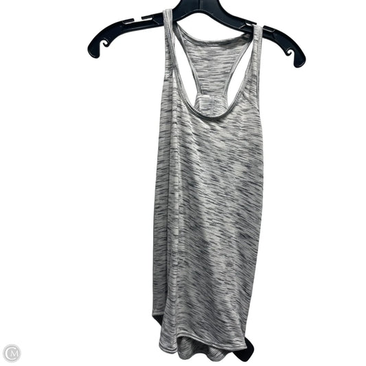 Athletic Tank Top By Lululemon In Grey & White, Size: M