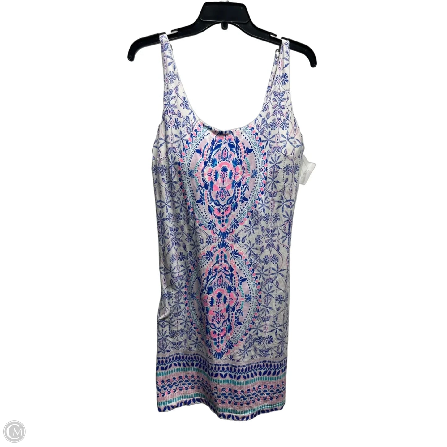 Dress Designer By Lilly Pulitzer In Blue & White, Size: M