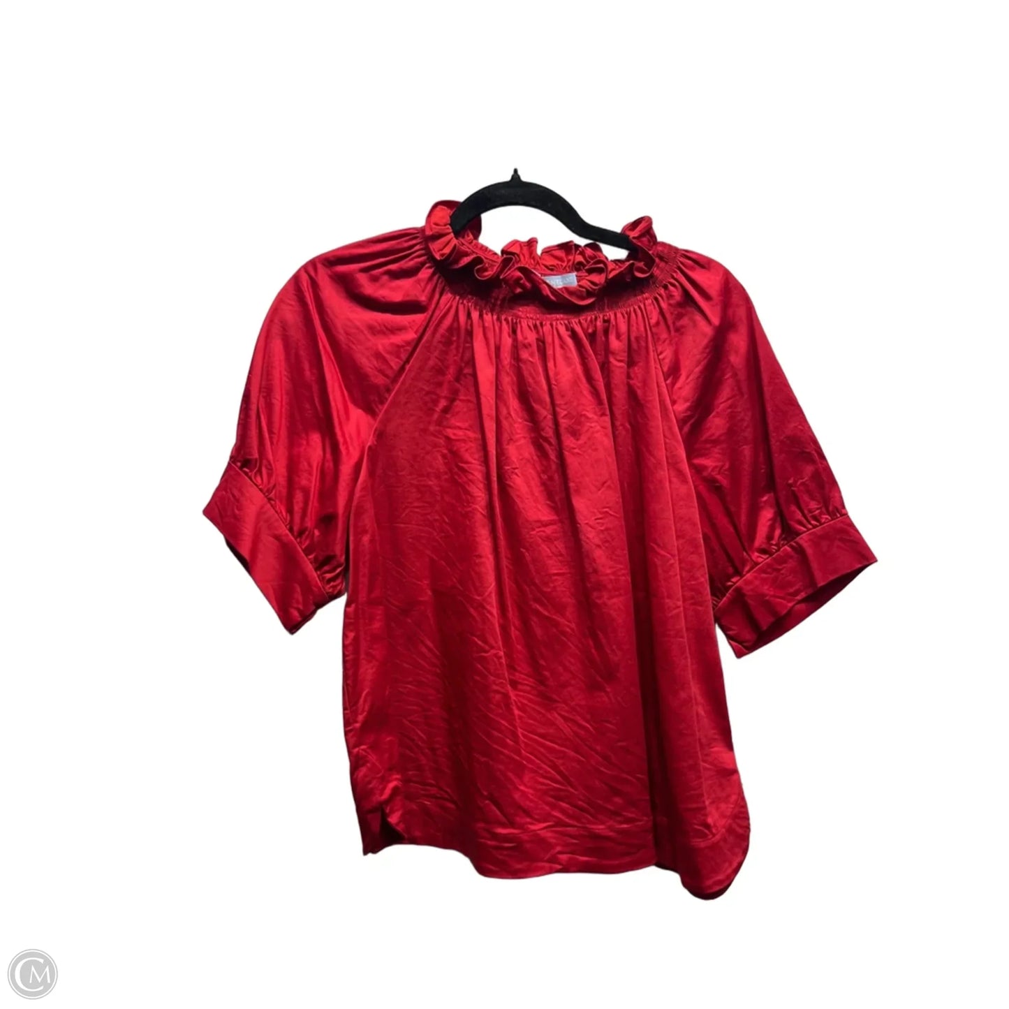 Top Short Sleeve By Antonio Melani In Red, Size: 14