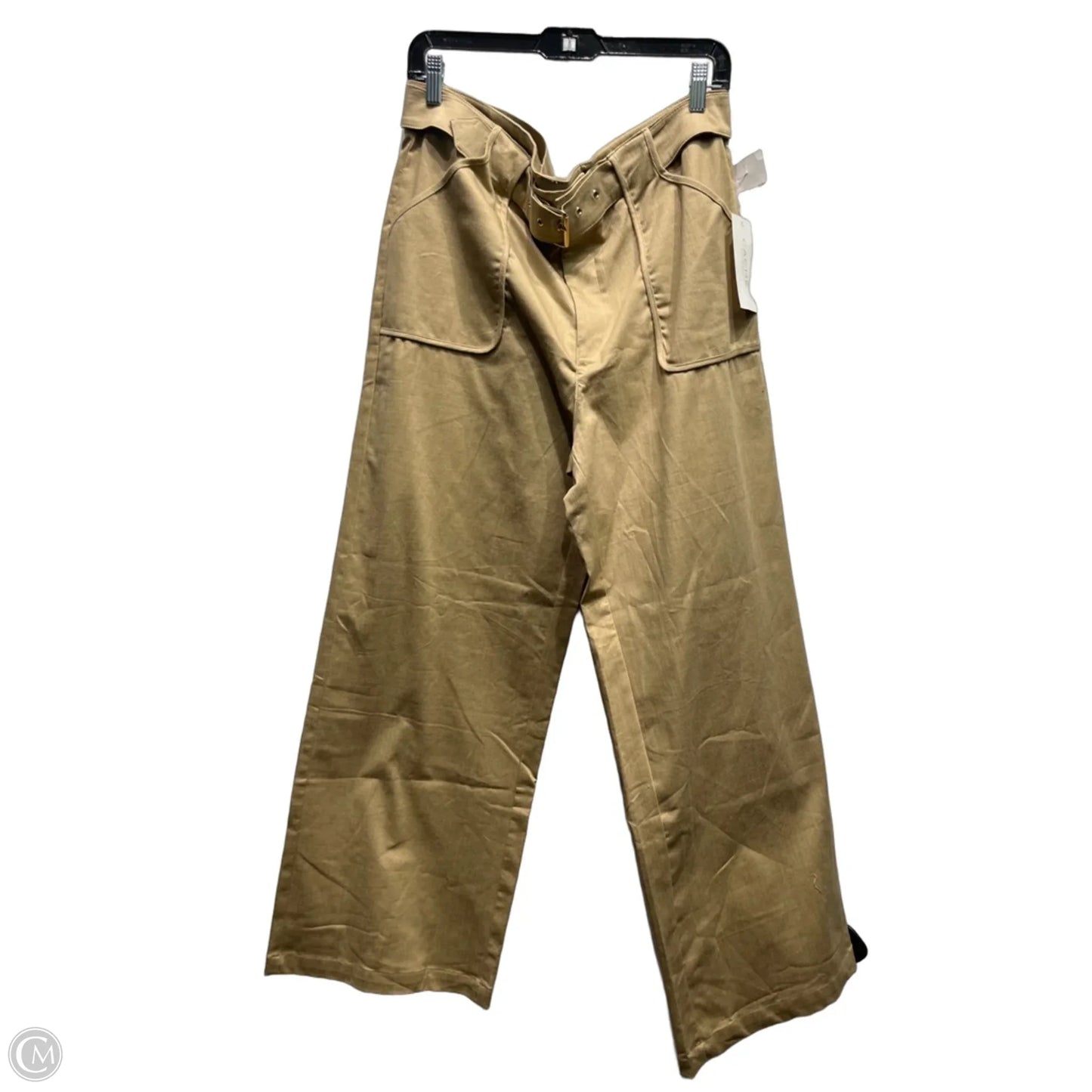 Pants Wide Leg By Cache In Tan, Size: 12