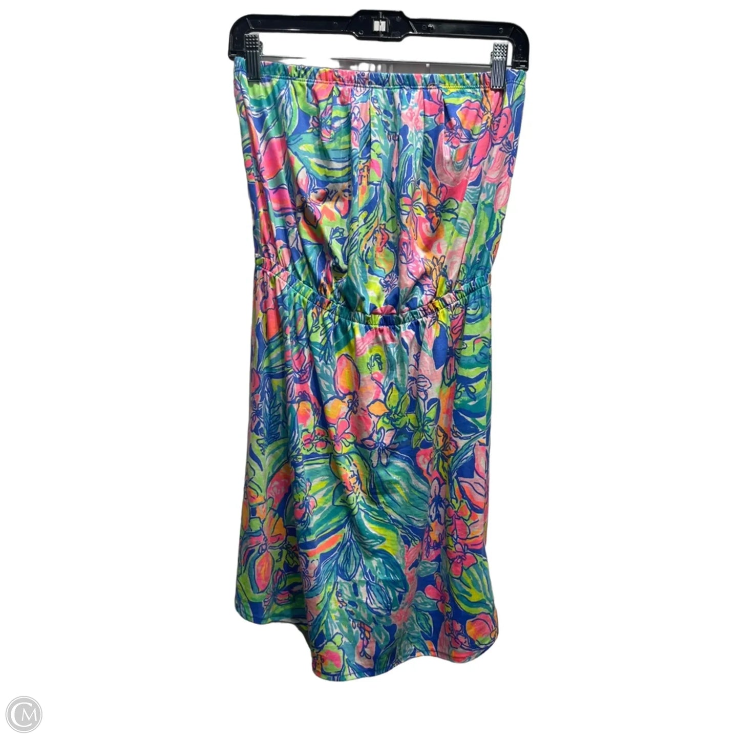 Dress Designer By Lilly Pulitzer In Green & Pink, Size: S