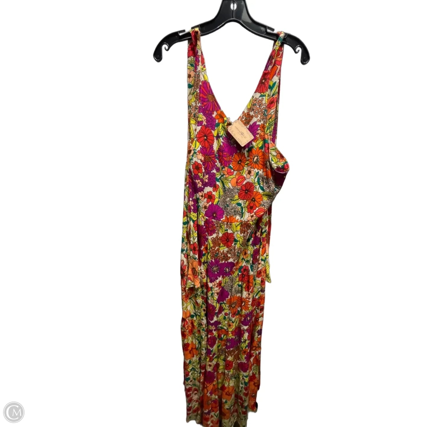 Dress Casual Maxi By Natural Life In Orange & Pink, Size: L