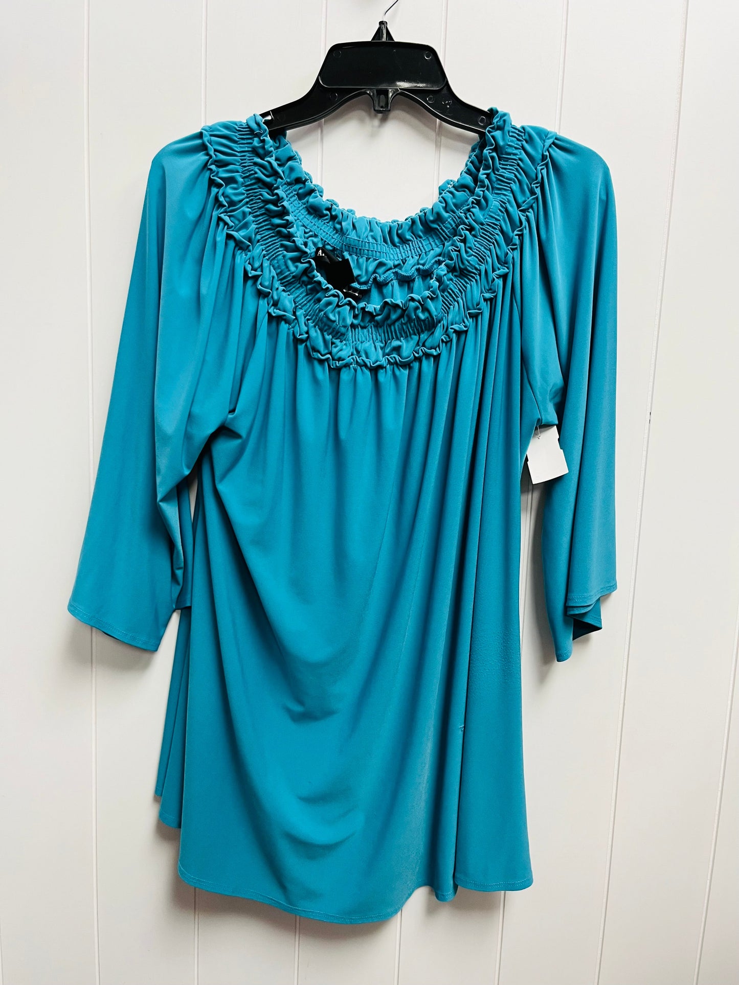 Blouse Long Sleeve By Antthony  Size: 1x