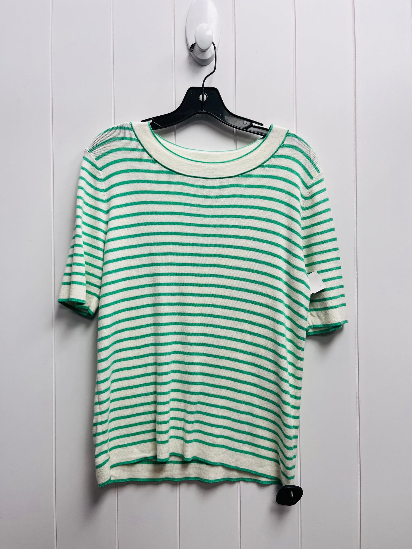 Green Top Short Sleeve Basic Talbots, Size M