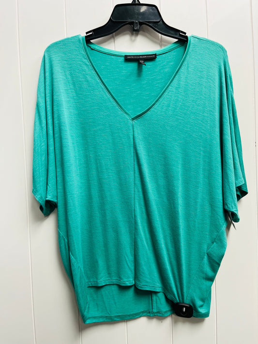 Top Short Sleeve Basic By White House Black Market In Green, Size: Xxs