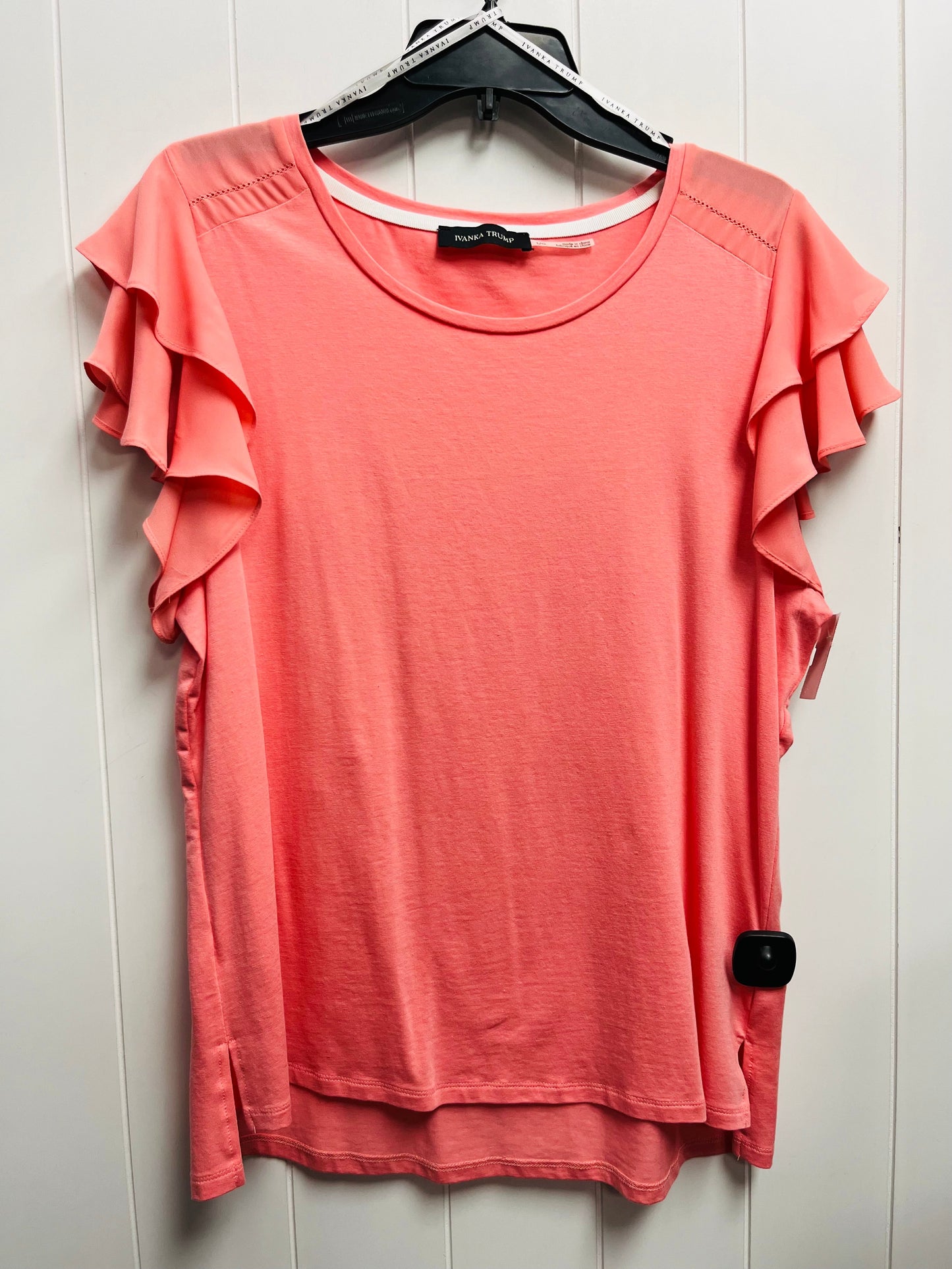 Pink Top Short Sleeve Ivanka Trump, Size L