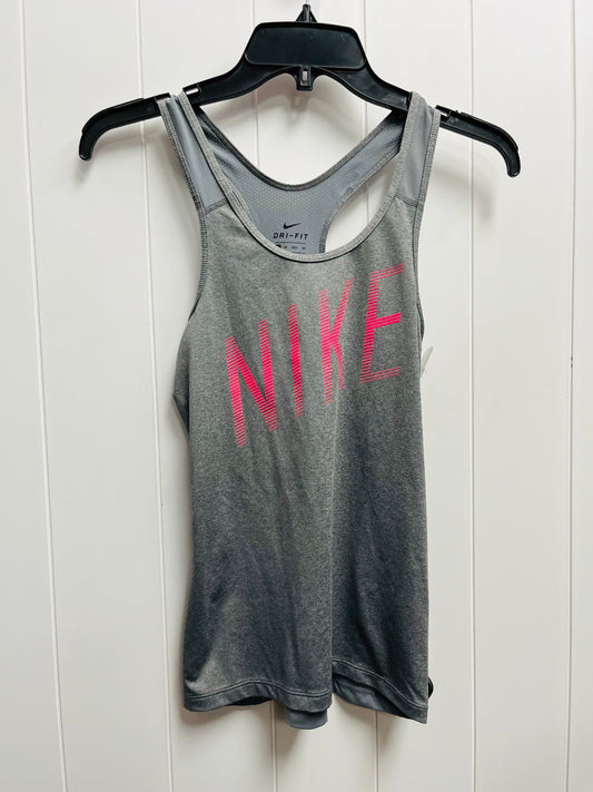 Grey & Pink Athletic Tank Top Nike Apparel, Size Xs