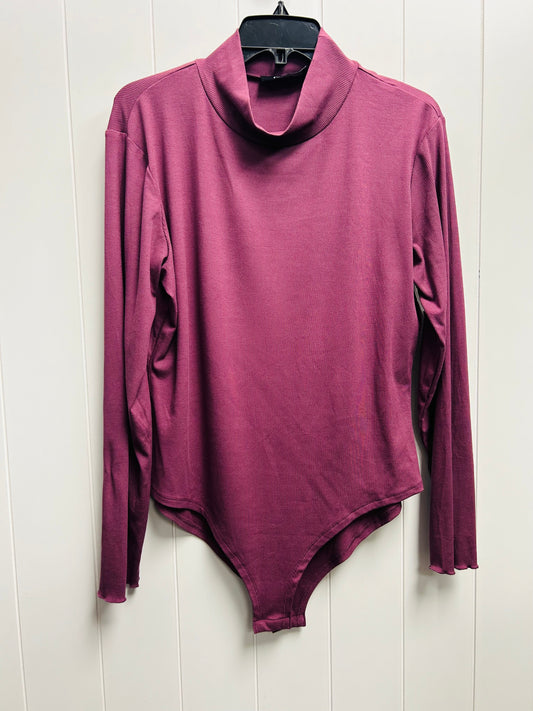 Purple Bodysuit CIDER, Size 1x