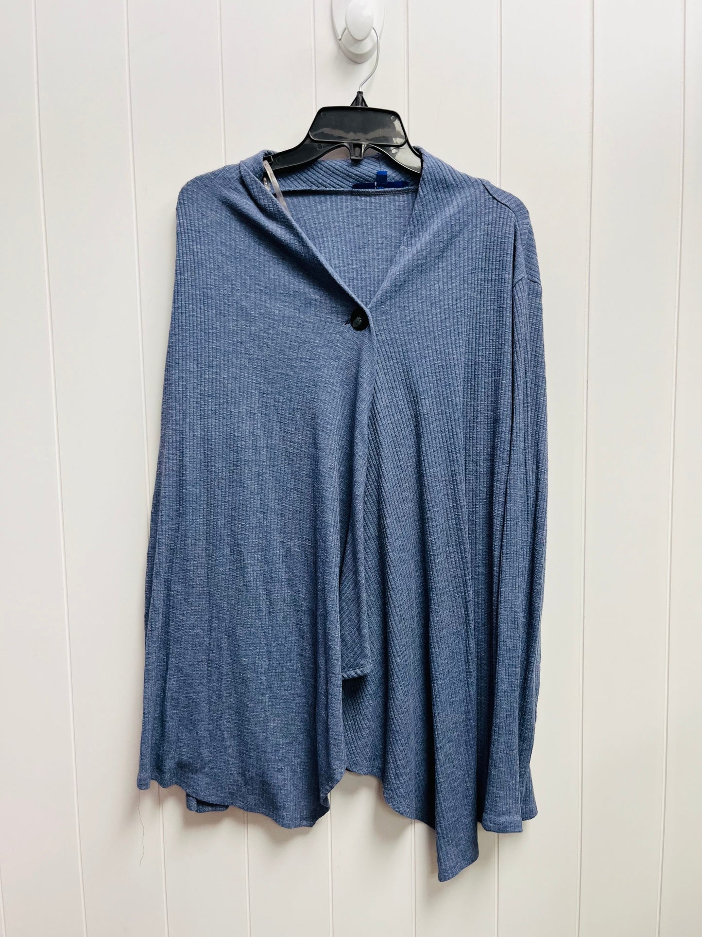 Cardigan By Apt 9 In Blue, Size: Xxl