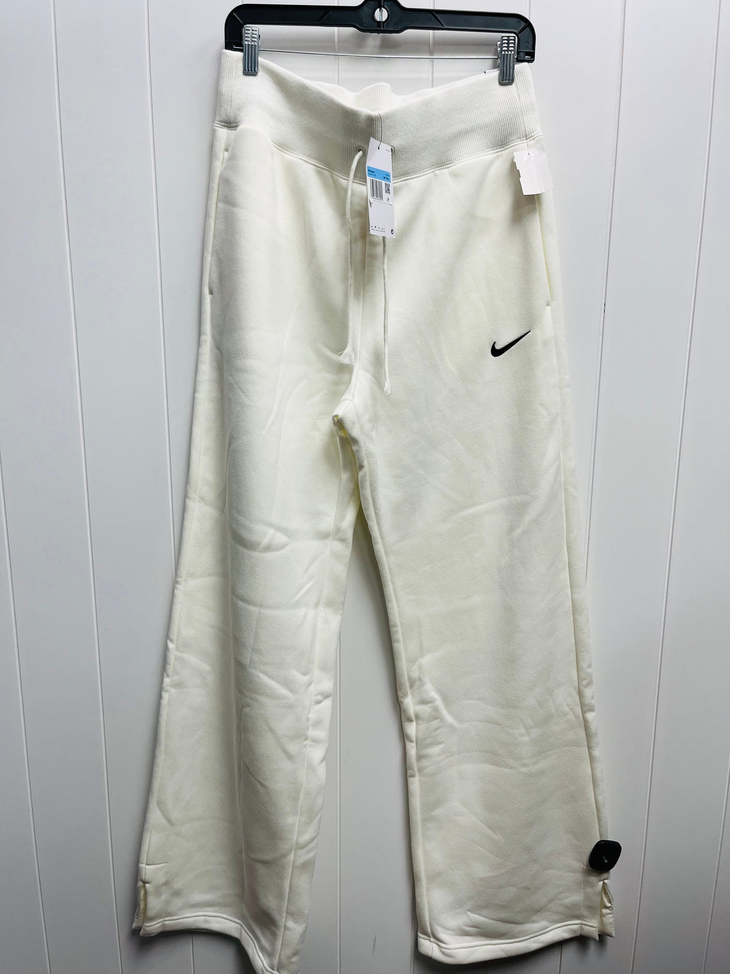 White Athletic Pants Nike Apparel, Size M