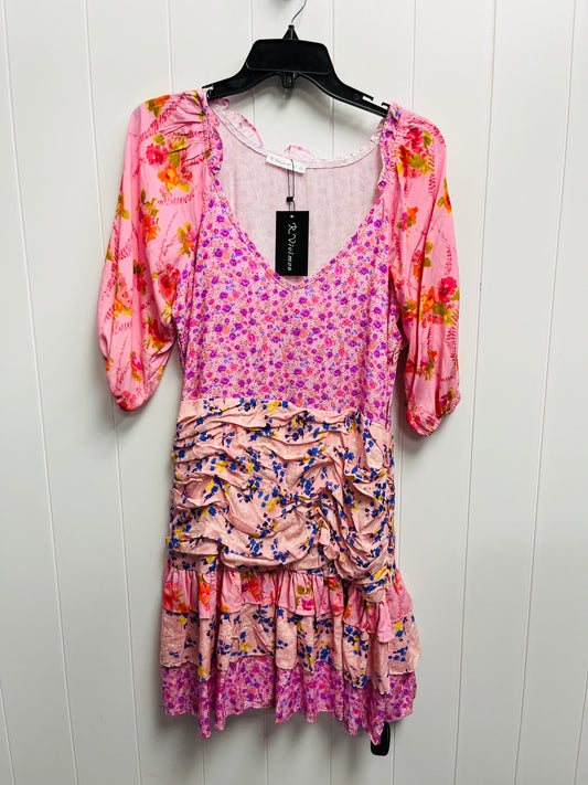 Pink Dress Casual Short R. VIVIMOS, Size M