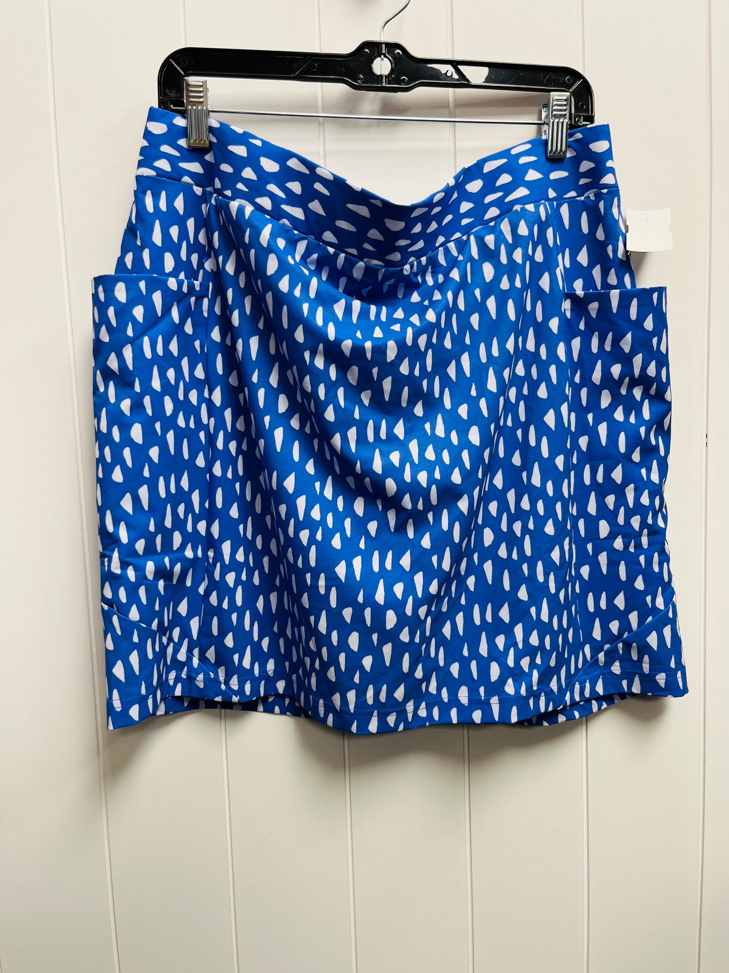 Blue Skort Chicos, Size 14