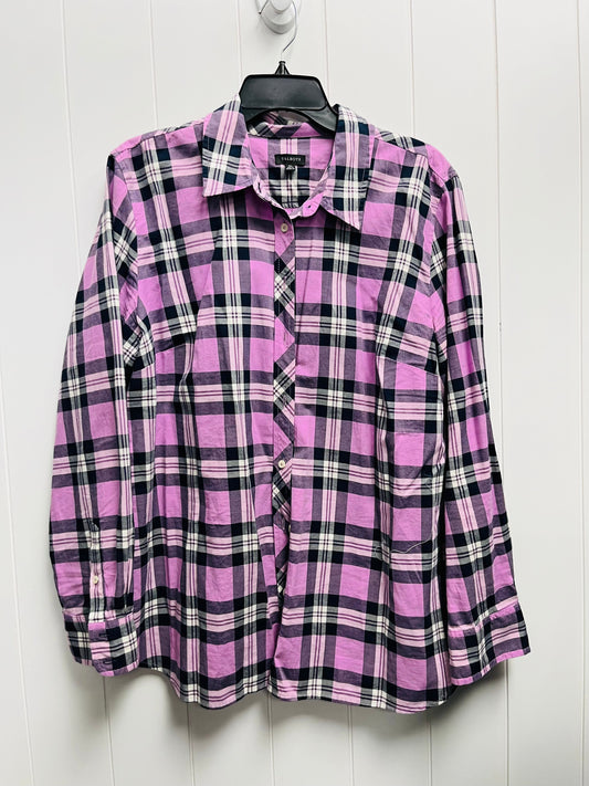 Purple Top Long Sleeve Talbots, Size Xl