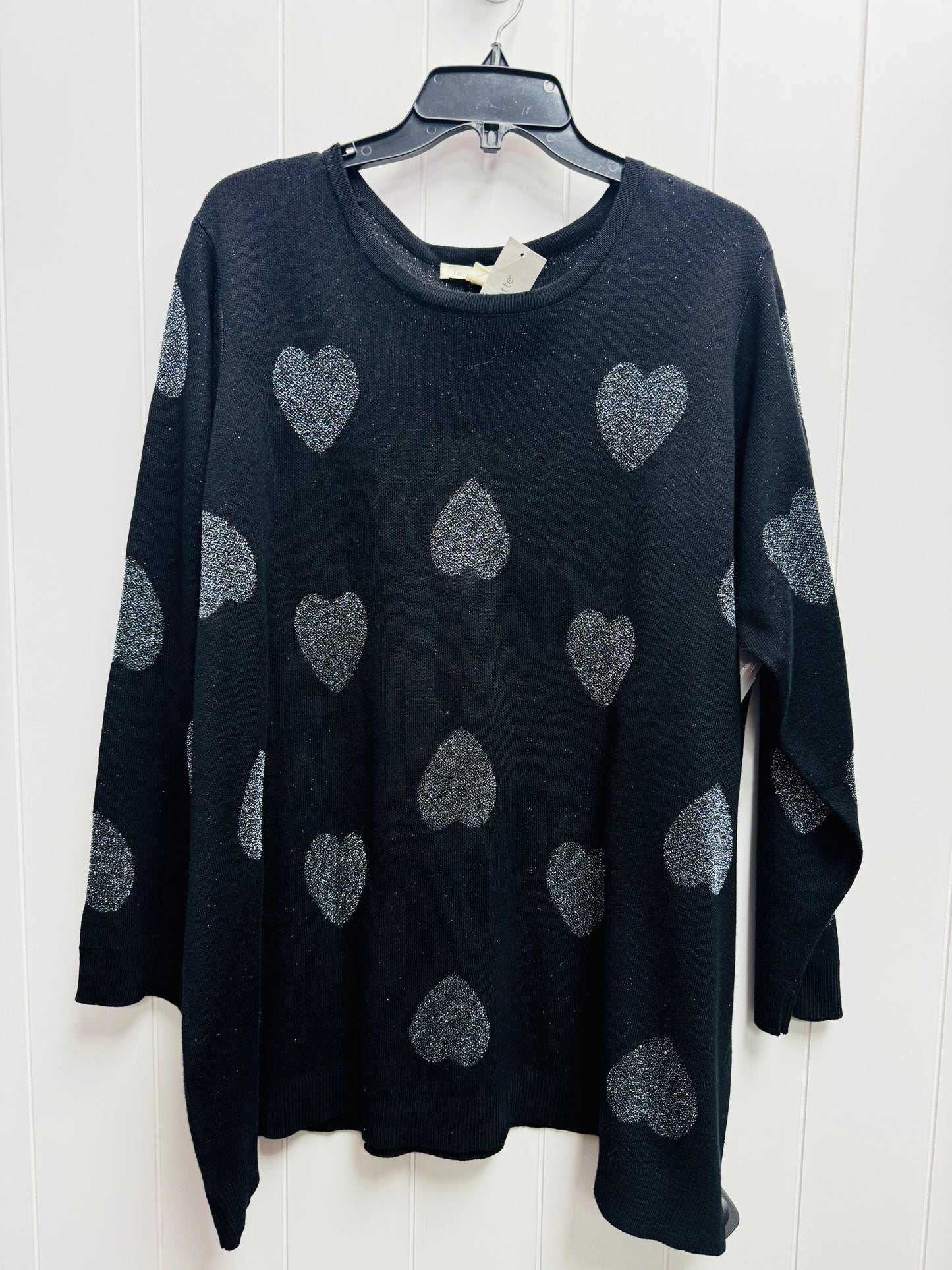 Black Sweater LORALETTE, Size 3x