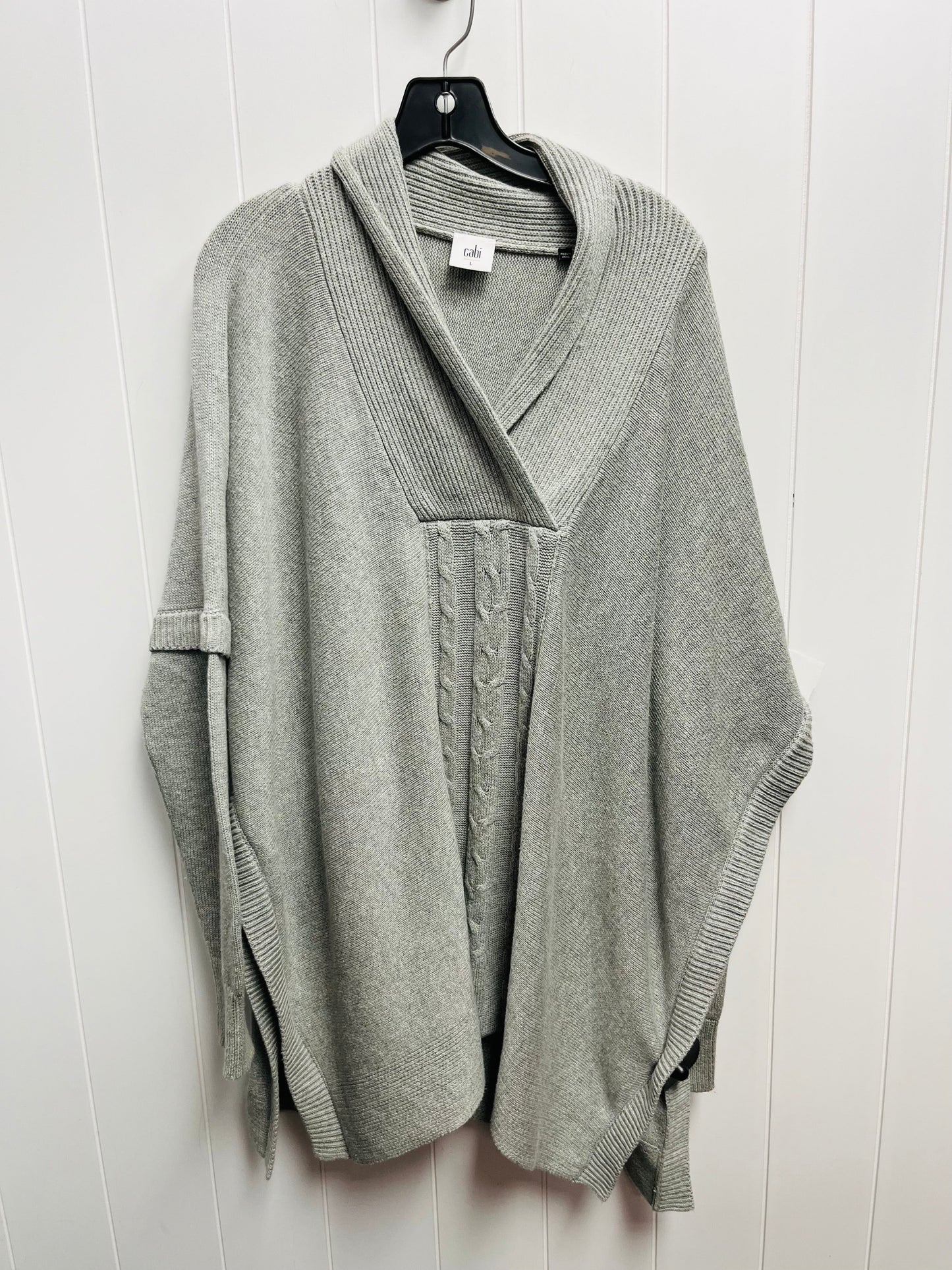 Sweater By Cabi In Grey, Size: L