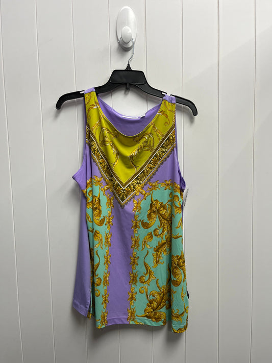 Top Sleeveless By Susan Graver In Purple, Size: 1x