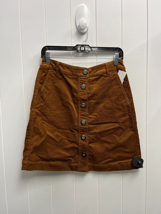 Skirt Mini & Short By Cabi In Tan, Size: 4