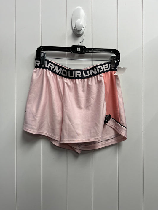 Athletic Shorts By Under Armour In Pink, Size: L