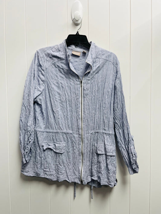 Jacket Other By Chicos In Blue, Size: Xl