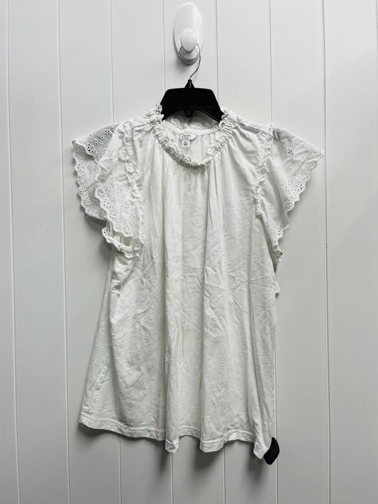 Top Short Sleeve By Crown And Ivy In White, Size: Xl