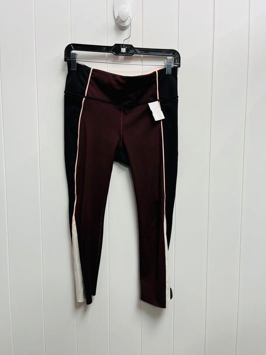 Athletic Capris By Athleta In Black & Red, Size: S