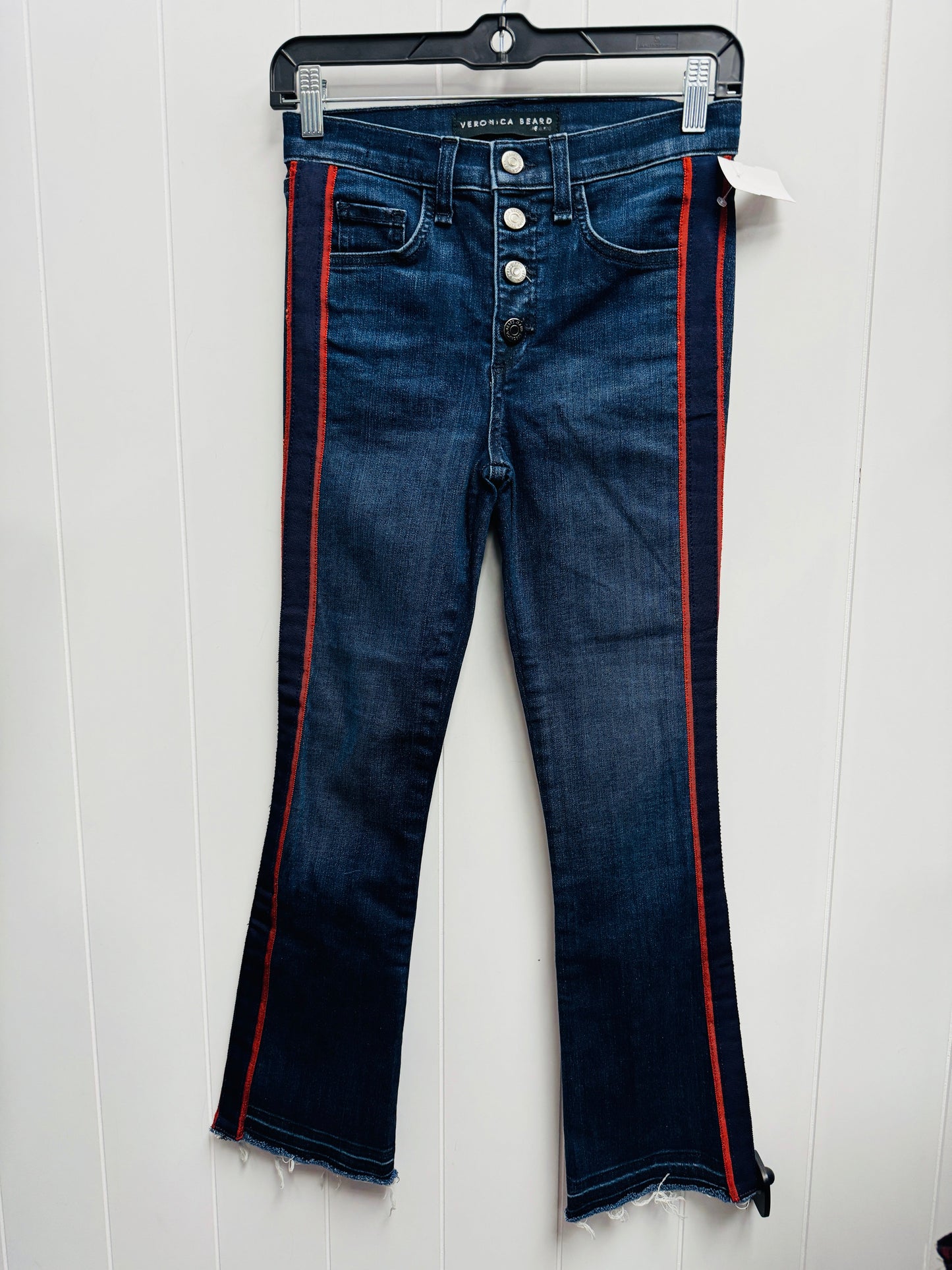 Jeans Flared By Veronica Beard In Blue Denim, Size: 2