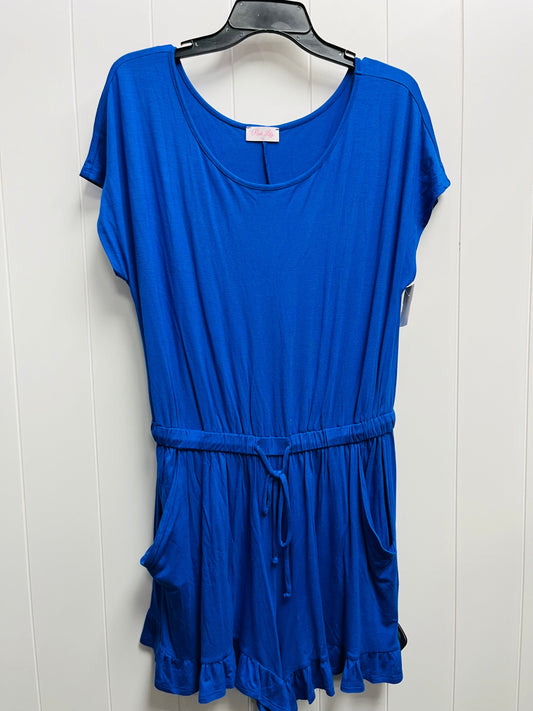 Romper By Pink Lily In Blue, Size: L