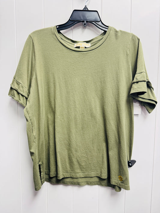 Top Short Sleeve By Michael By Michael Kors In Green, Size: Xl