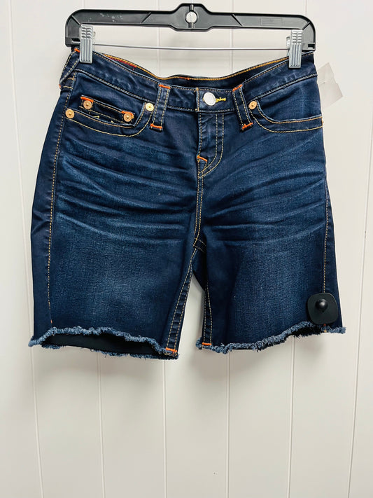 Shorts By True Religion In Blue Denim, Size: 6