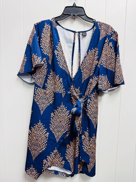 Romper By Shein In Blue, Size: Xl