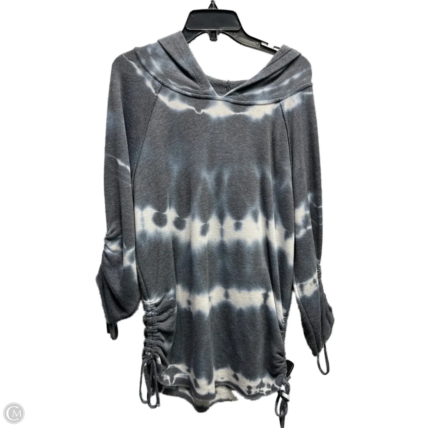 Sweatshirt Hoodie By Young Fabulous & Broke In Grey, Size: S