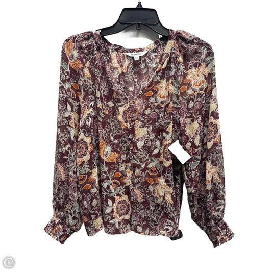 Top Long Sleeve By Bb Dakota In Purple, Size: Xs