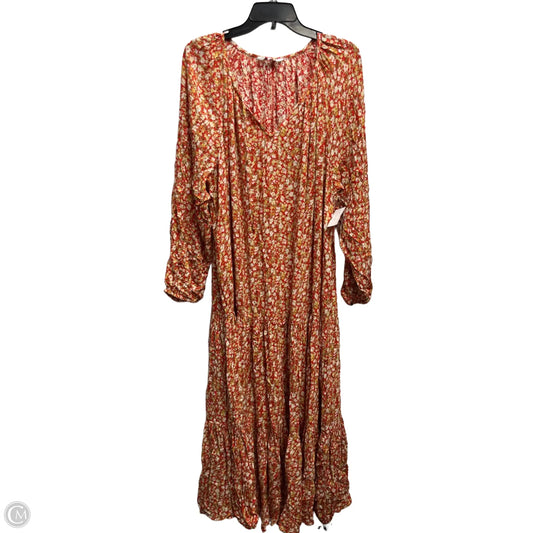 Dress Casual Maxi By Sonoma In Red, Size: Xxl