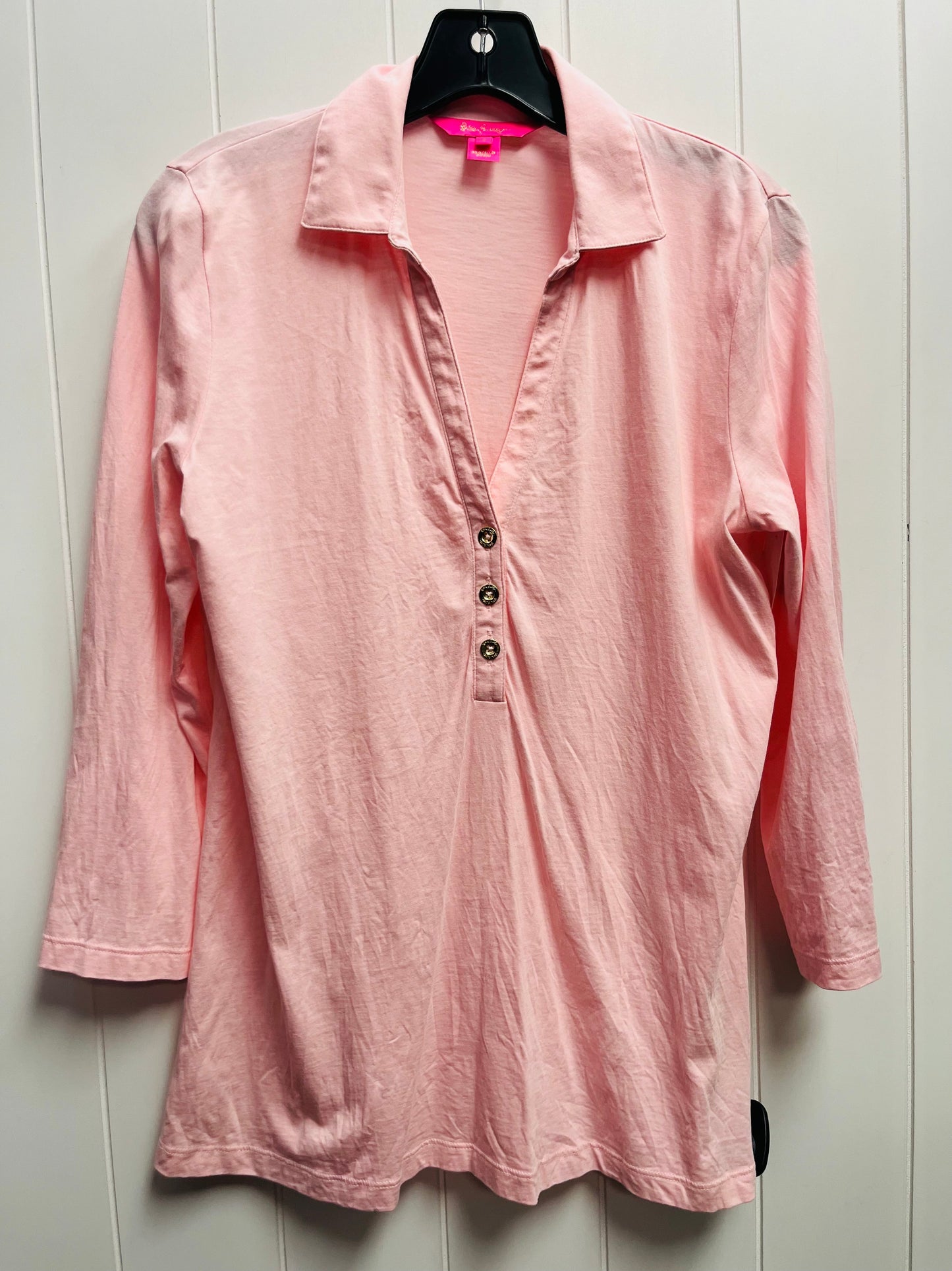 Pink Top Long Sleeve Lilly Pulitzer, Size S