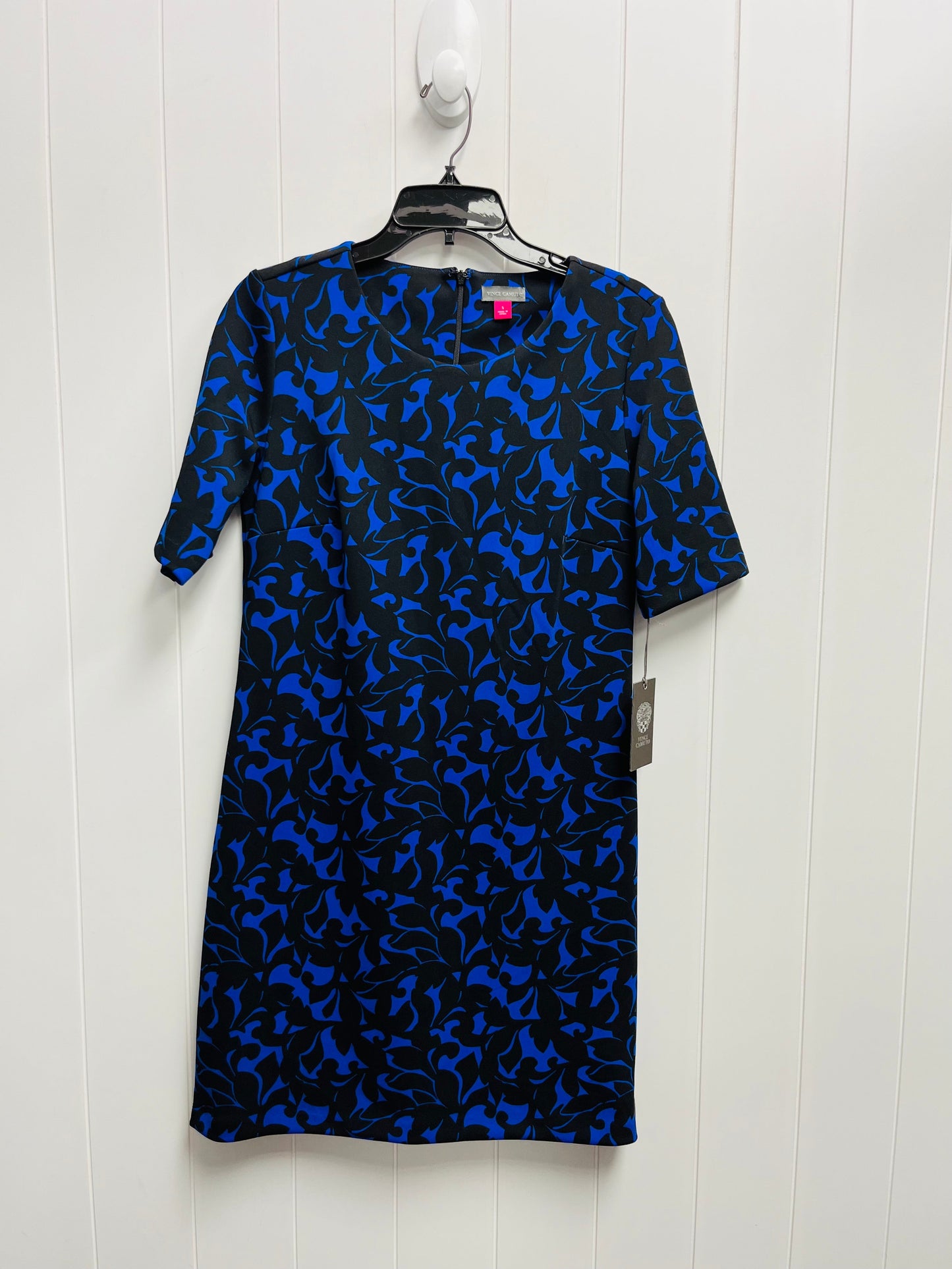 Dress Work By Vince Camuto In Black & Blue, Size: S