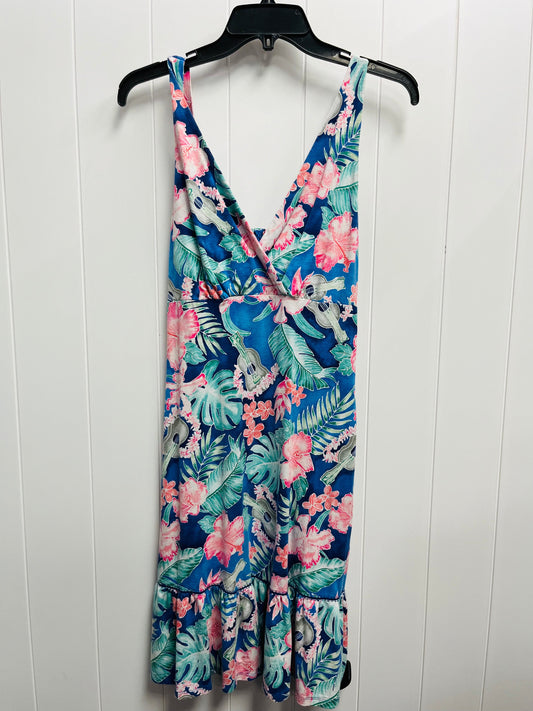 Dress Casual Short By Tommy Bahama In Blue & Pink, Size: Xs