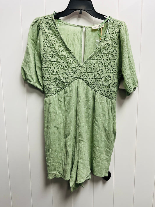 Romper By New IN In Green, Size: S