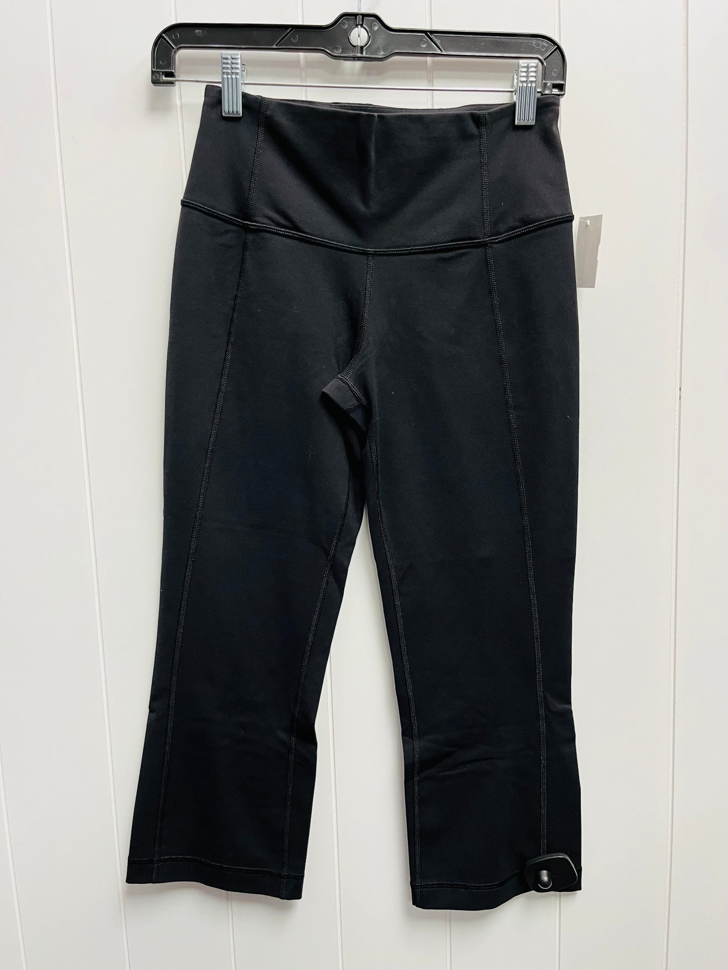 Black Athletic Capris Lululemon, Size 4