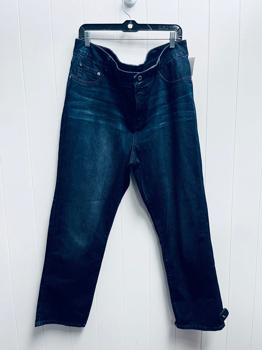 Blue Denim Jeans Straight Lucky Brand, Size 20w