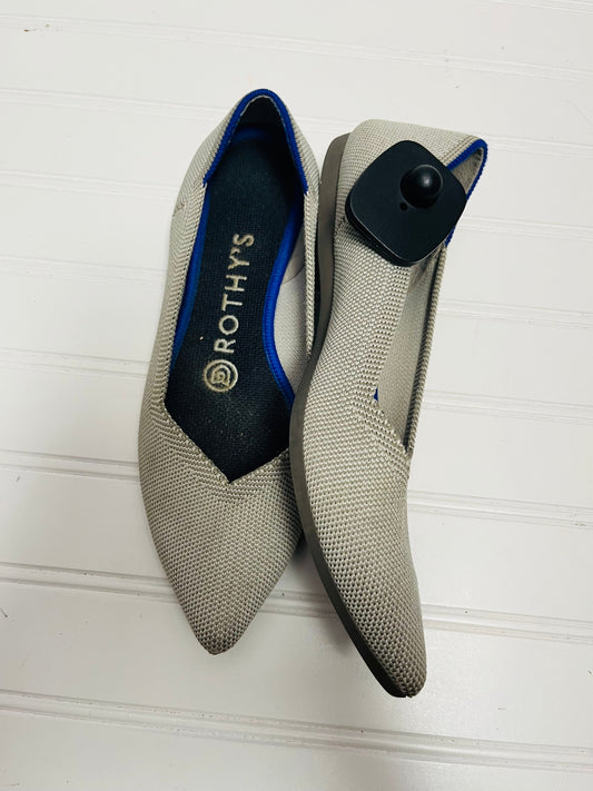 Grey Shoes Flats Rothys, Size 6