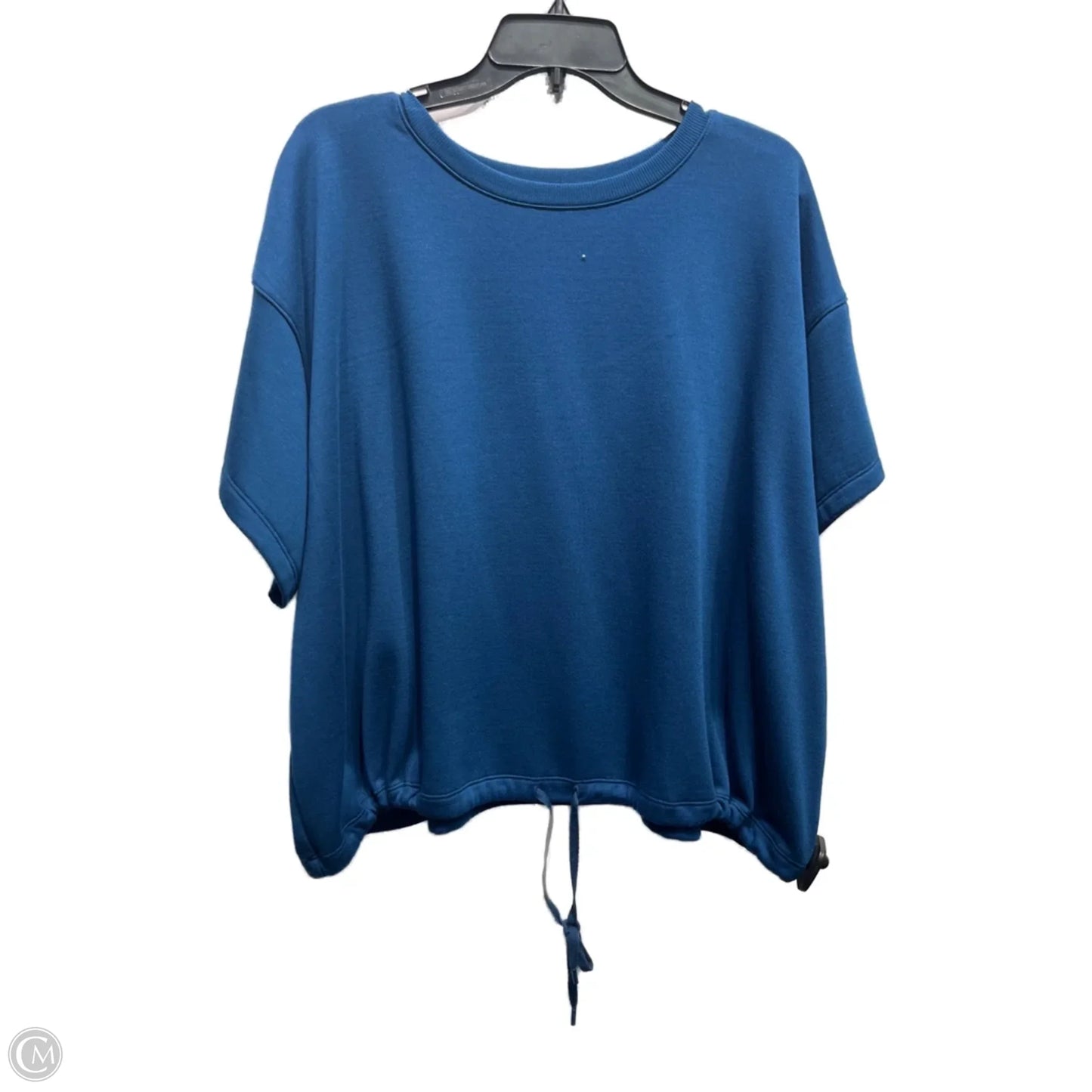 Athletic Top Short Sleeve By Tek Gear In Blue, Size: 3x