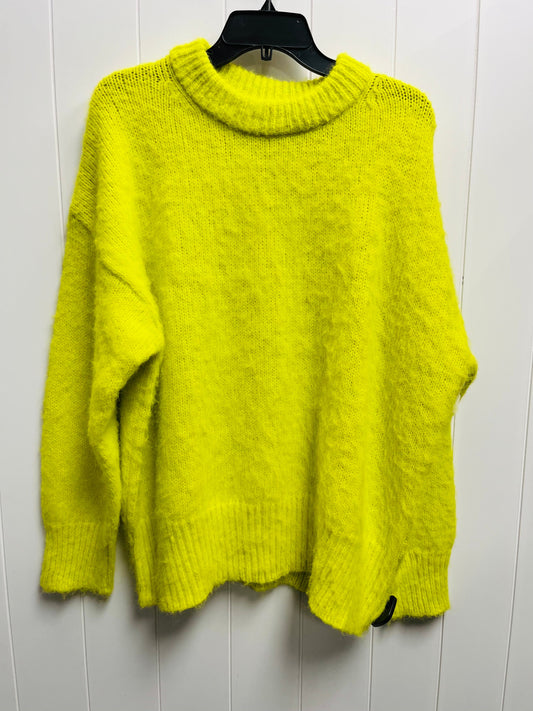 Sweater By A New Day In Yellow, Size: 1x