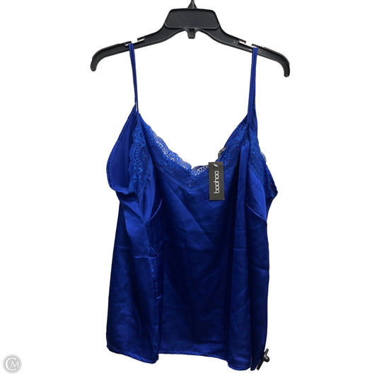 Top Sleeveless By Boohoo Boutique In Blue, Size: 3x